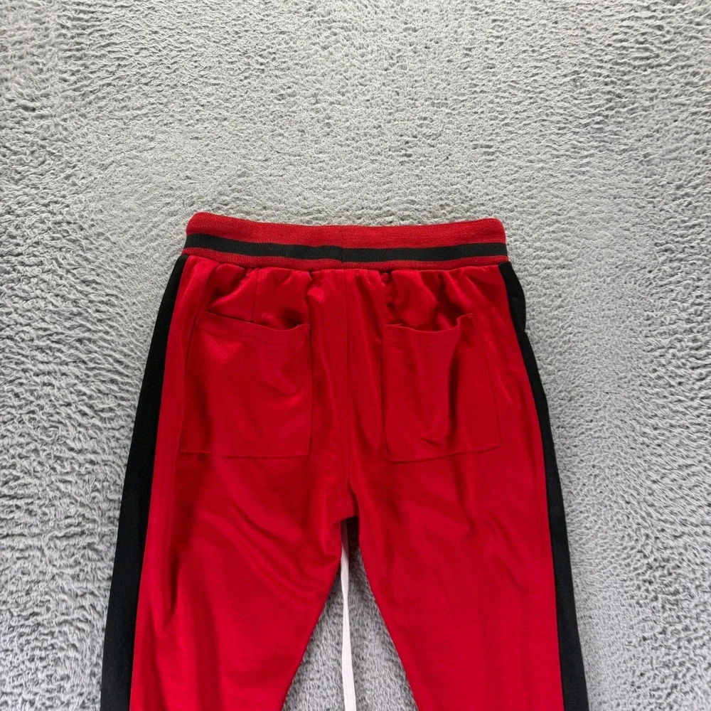 Mnml Pant Mens S Red Cotton Track Tapered Running Activewear Performance Workout